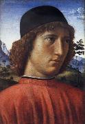 Portrait of a young man in red Domenico Ghirlandaio
